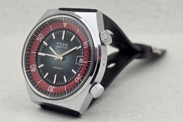FESA - Aquatico – Vintage Diver – Dual Crown – Internal