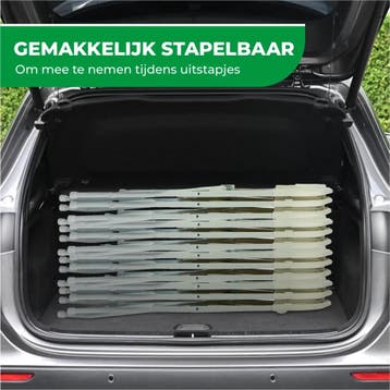 MaxxGarden Klapstoelen set - 4 x vouwstoel - Wit (Tuin), Ophalen of Verzenden, Nieuw