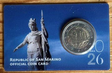 San Marino. 2 Euro 2026 (5 stuks) (Zonder minimumprijs)