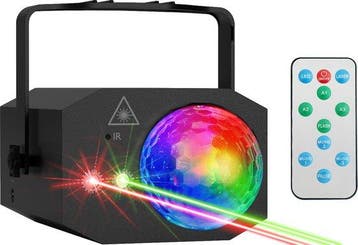 2dekans | Auronic LED Discolamp - Party laser - Kinderen -, Ophalen of Verzenden, Nieuw