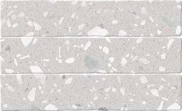 Wandtegel Grijs 5x25cm (Muurtegels, Muur- en plafondtegels), Ophalen of Verzenden, Wandtegels