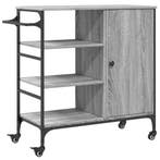 Keukentrolley Grijs Sonoma Eiken | Retour Deal | 33% Korting, Huis en Inrichting, Kasten | Vitrinekasten, Met plank(en), Minder dan 50 cm
