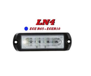 LN4 Led Flitser Blauw ECER65 12 Watt 12/24V, Ophalen of Verzenden, Nieuw