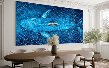 VOLHA - Path of deep waters-XXL-Hand painted, Antiek en Kunst