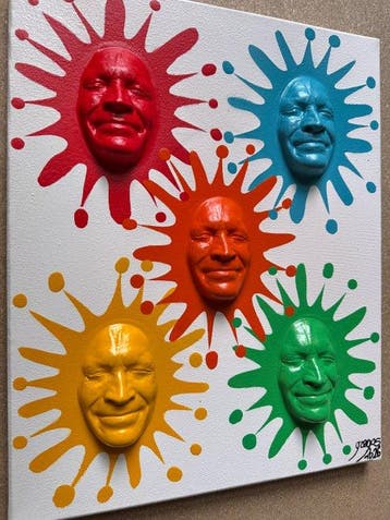 gregos - Smiling play card, Antiek en Kunst