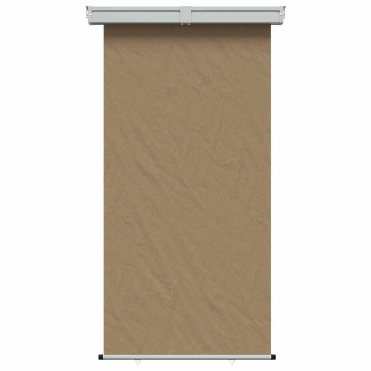 vidaXL Balkon Zij Zonnescherm 100% polyester, ijzer, staal, Tuin en Terras, Parasols, Nieuw, Verzenden