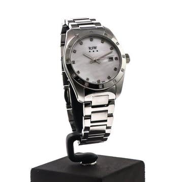 RSW - Swiss Made Diamond Watch - RSWL143-SS-D-7 - Zonder, Nieuw