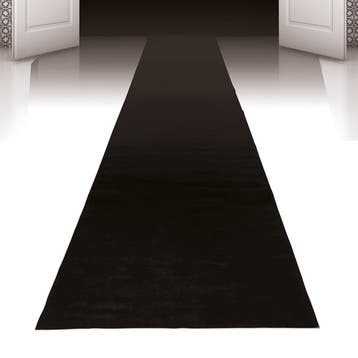 Loper Zwart 450x60cm, Verzenden, Nieuw