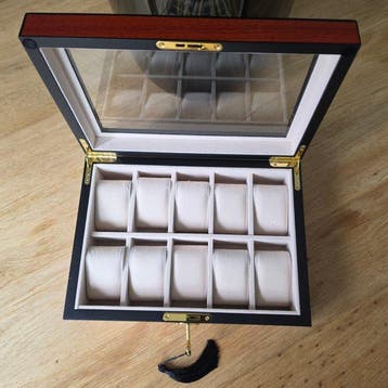 Exclusive Line - Boîte à bijoux - Coffret vitrine horlogère