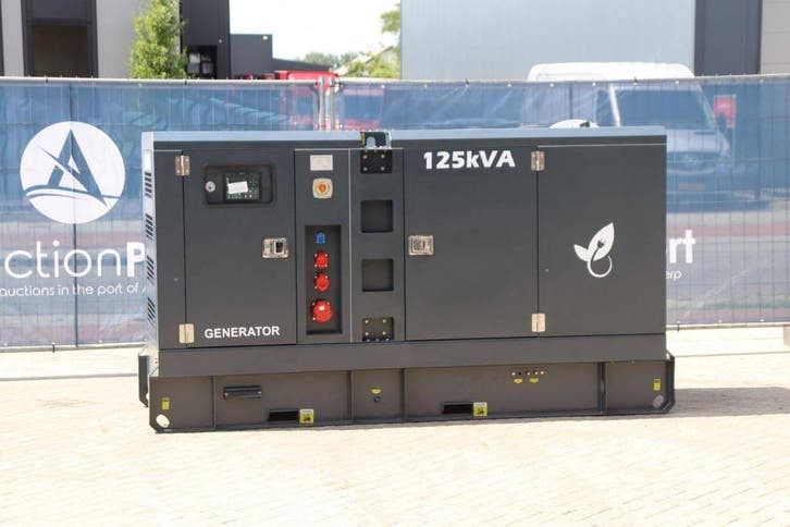 Veiling: Generator Ricardo GF2-W125 Diesel 125kVA 2026 Nieuw, Articles professionnels, Machines & Construction | Générateurs, Enlèvement