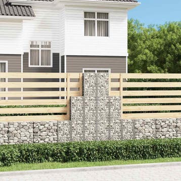 vidaXL 6-delige Schanskorfset gegalvaniseerd draad, Verzenden