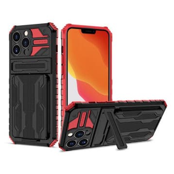 iPhone XS Max - Armor Card Slot Hoesje met Kickstand -, Verzenden, Nieuw