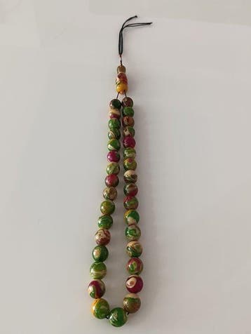 Chapelet - Ambre - 1980-1990 - Chapelet de perles de prière