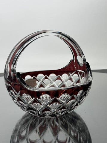 Val Saint Lambert - Tafelmiddenstuk - Kristal - Winkelwagen, Antiek en Kunst, Antiek | Glaswerk en Kristal