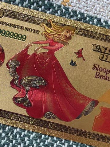 États-Unis. 100 Dollars Dornröschen - Banknote (Sans prix de