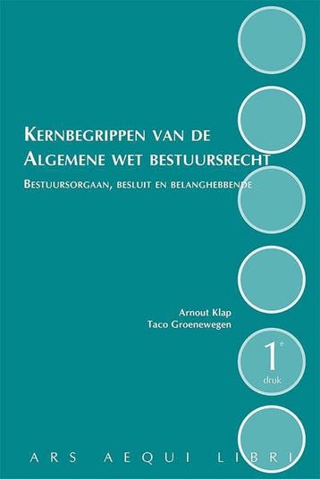 Kernbegrippen van de Algemene Wet Bestuursrecht / Ars Aequi, Verzenden, Zo goed als nieuw, Taco Groenewegen
