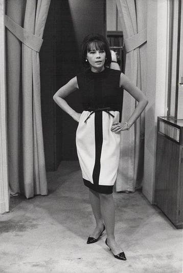 Giancarlo Botti - Leslie Caron modeling OP fashion