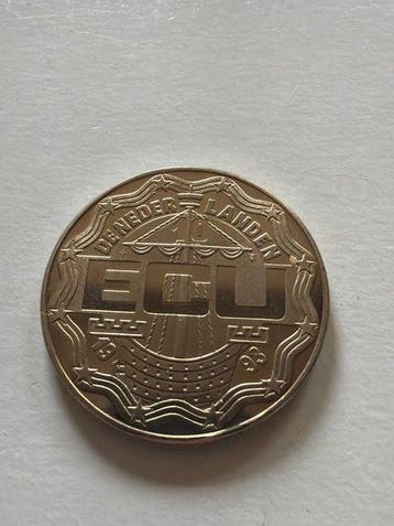 Nederland. 10 ECU 1993, Maastrichter Verträge 22,3g (Zonder