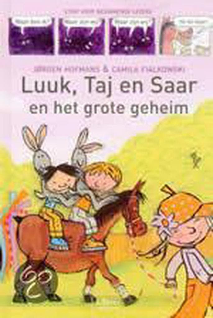 Luuk, Taj en Saar en het grote geheim / Strip voor, Boeken, Kinderboeken | Jeugd | onder 10 jaar, Gelezen, Verzenden