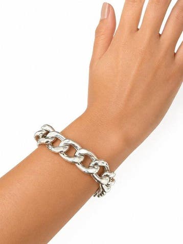 Sans prix de réserve - Bracelet Argent, Handtassen en Accessoires, Antieke sieraden