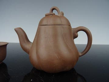 Théière - argile de Yixing - Theepot en Kopje