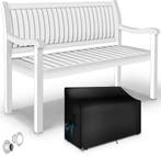 Houten Tuinbank - weerbestendig 125 cm - met hoes - massief, Verzenden, Nieuw