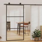 vidaXL Schuifdeur met beslag 102x205 cm aluminium en, Doe-het-zelf en Bouw, Deuren en Vliegenramen, Verzenden, Nieuw