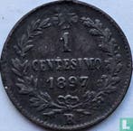Italië 1 centesimo 1897, Verzenden, Italië, Losse munt