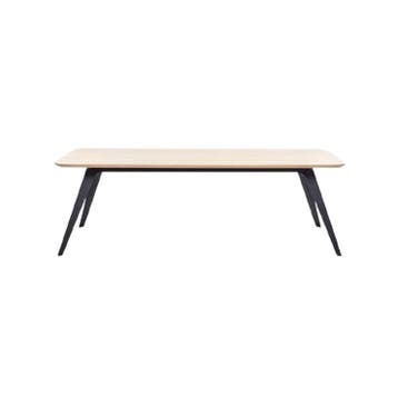 Dining Table Fold By Bas Vellekoop For Puik Design, Black, Verzenden, Zo goed als nieuw, Overige houtsoorten, 200 cm of meer