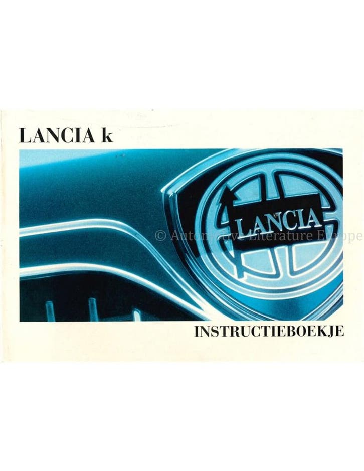 1997 LANCIA KAPPA INSTRUCTIEBOEK NEDERLANDS, Auto diversen, Handleidingen en Instructieboekjes, Ophalen of Verzenden