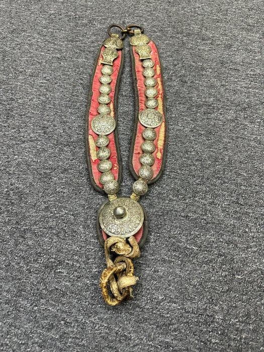 Chinese hoofdstel - Zilver, Textiel - China, Antiek en Kunst, Kunst | Niet-Westerse kunst