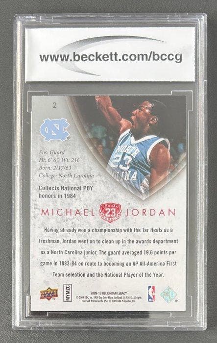 2009/10 Upper Deck MJ Legacy Collection Gold Michael Jordan, Verzamelen, Stickers