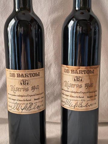 1940 Marco De Bartoli Marsala Vecchio Samperi Riserva, Nieuw