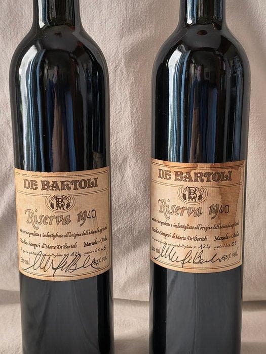 1940 Marco De Bartoli Marsala Vecchio Samperi Riserva, Verzamelen, Wijnen