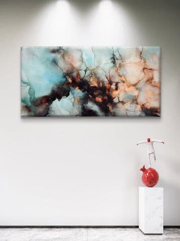 Barbara Fuchs - „Mediative Strömung“, Antiek en Kunst
