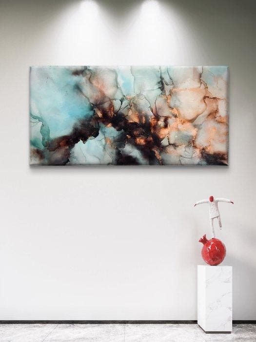 Barbara Fuchs - „Mediative Strömung“, Antiek en Kunst, Kunst | Schilderijen | Modern