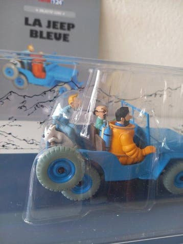 Moulinsart/Hachette - Tintin - Voiture 1/24 - La Jeep bleue, Nieuw