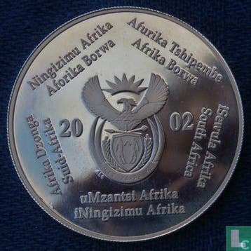 Zuid-Afrika 2 rand 2002 (PROOF) Southern right whale, Verzenden, Losse munt