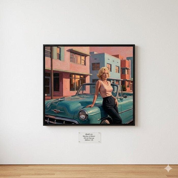 Geida - Miamilyn, Antiquités & Art, Art | Peinture | Moderne