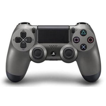 Playstation 4 / PS4 Controller DualShock 4 Steel Black, Games en Spelcomputers, Ophalen of Verzenden, Zo goed als nieuw
