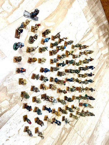 del Prado - Action figure Lotto di 88 Soldatini in Piombo