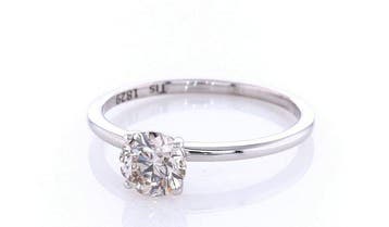 Sans prix de réserve - Bague - 14 carats Or blanc - 0.70ct., Handtassen en Accessoires, Nieuw