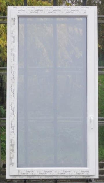 pvc raam , chassis ,venster 100 x 189 wit, Doe-het-zelf en Bouw, Raamkozijnen en Schuifdeuren, 75 tot 150 cm, Kunststof, Raamkozijn