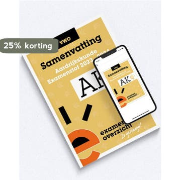 ExamenOverzicht - Samenvatting Aardrijkskunde VWO, Verzenden, ExamenOverzicht