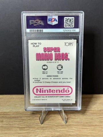 1989 Topps Nintendo Scrath-off - Super Mario Bros - Screen 8, Nieuw