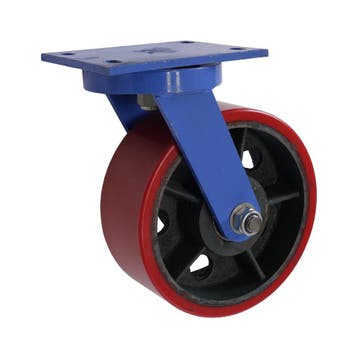 Zwenkwiel 250 x 100mm PU, Doe-het-zelf en Bouw, Ophalen of Verzenden, Nieuw