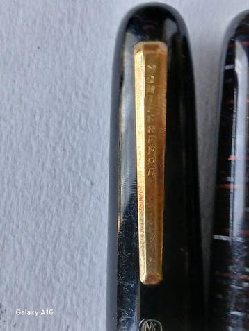 Lotto 3 penne stilografiche Montegrappa extra nera con, Nieuw