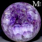 Paars amethist kristallen bol - Amethist kristalbol uit een