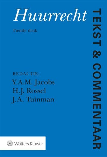 Huurrecht / Tekst & Commentaar 9789013166439, Verzenden, Nieuw