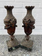 Cassolette (2) - Koud geverfd brons - bronzen cassolettes